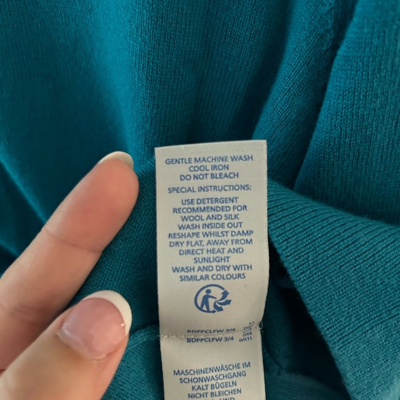 Boden-{Size 6}-Blue Ruffle Sweater - Picture 4 of 5